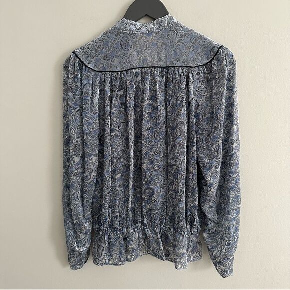 Zadig & Voltaire Tori Velous De Blouse - Picture 9 of 10